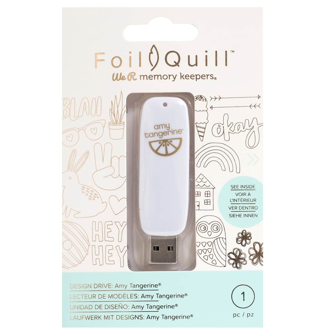 We R Memory Keepers® Foil Quill™ USB Artwork Drive by Amy Tangerine